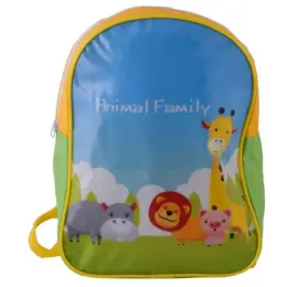 Preschool Backpack Animal Family Front